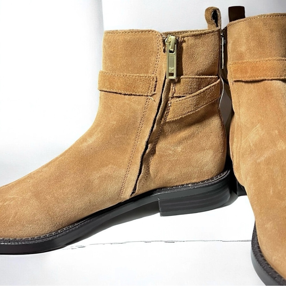 🌻NEW w/tags Sam Edelman Tan Suede Nolynn Women’s Boots Size 7 - Picture 6 of 12